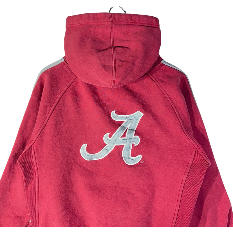Vintage Alabama Crimson Tied Zip-Up Hoodie