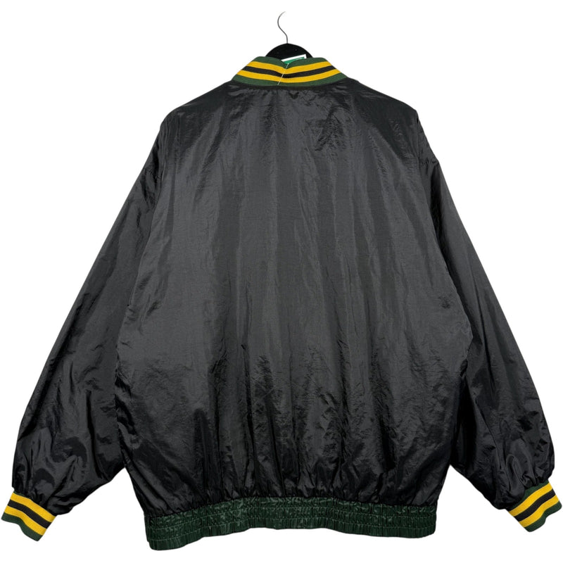 Vintage Green Bay Packers Team Logo NFL Reversible Jacket