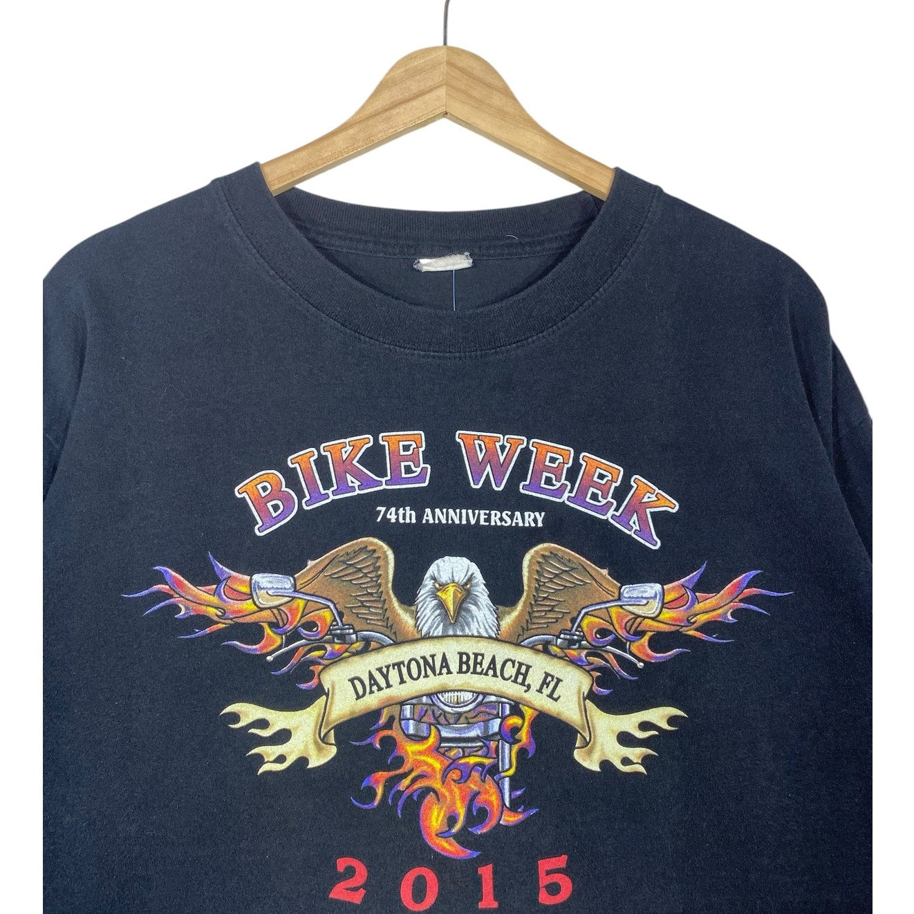 Y2K Harley Davidson Bike Week Graphic Long Sleeve T-Shirt