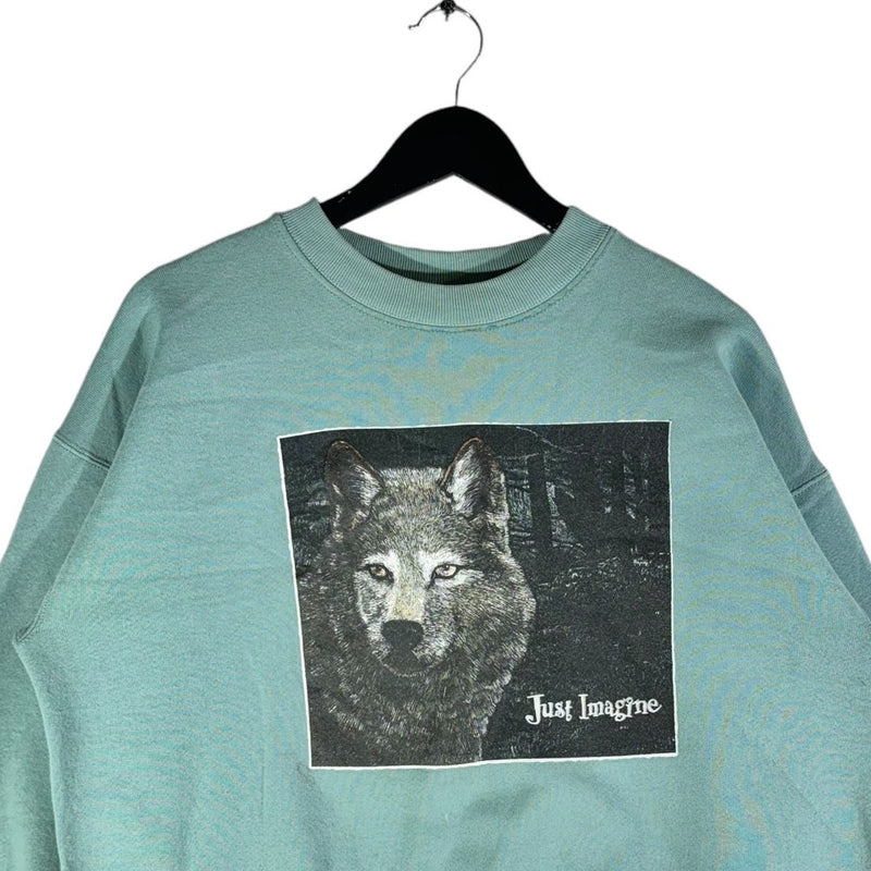 Vintage Wolf Nature Crewneck