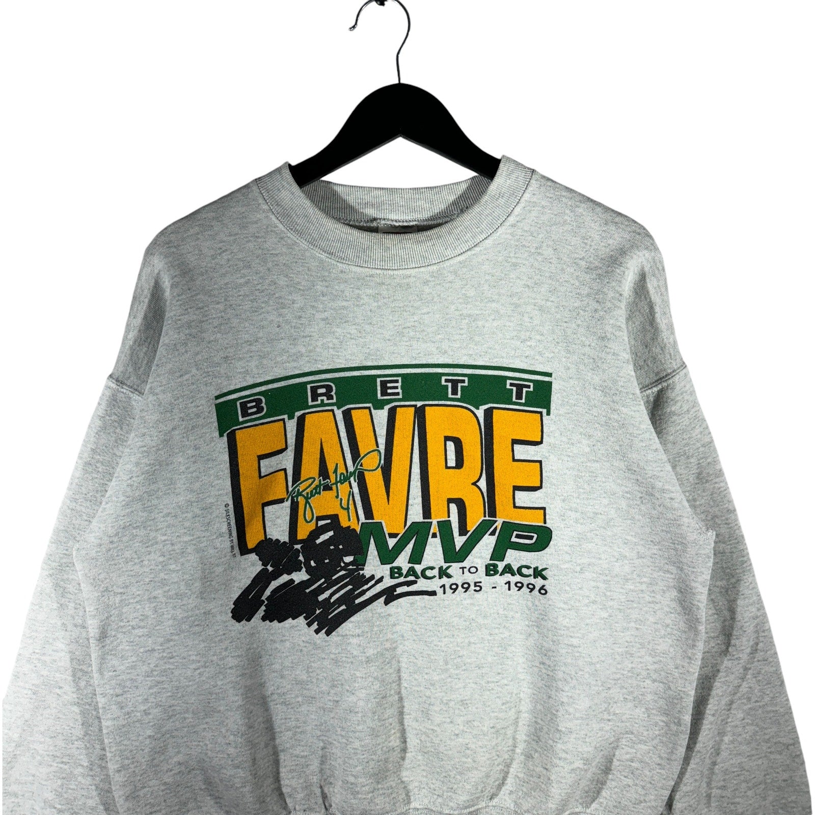 Vintage Brett Farve MVP Crewneck 90s