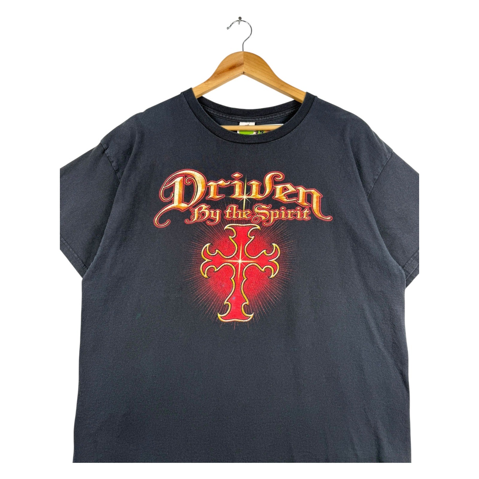 Vintage Motorcycle Driven By The Spirit Romans 8:9-10 T-Shirt