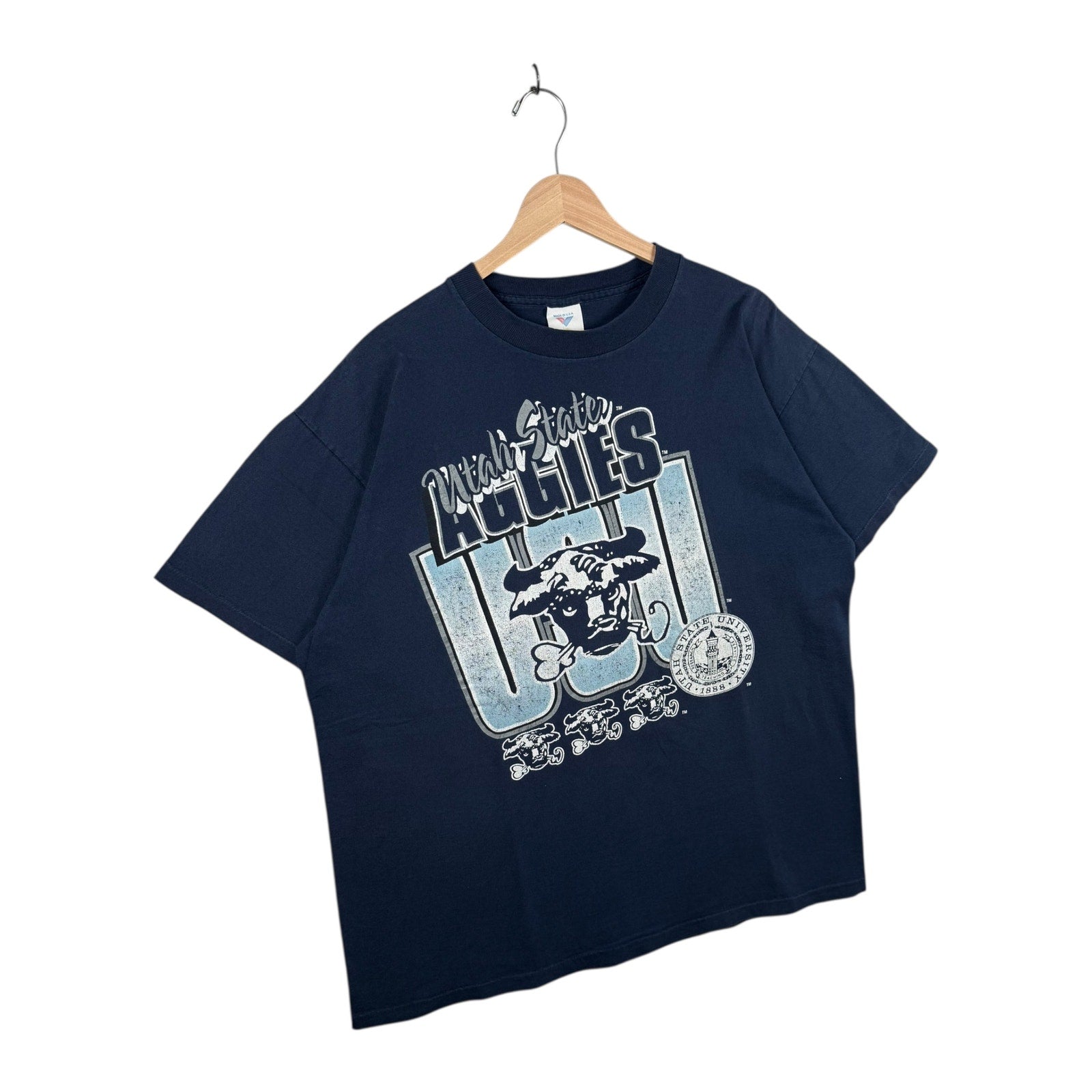 Vintage Utah State Aggies USU College T-Shirt