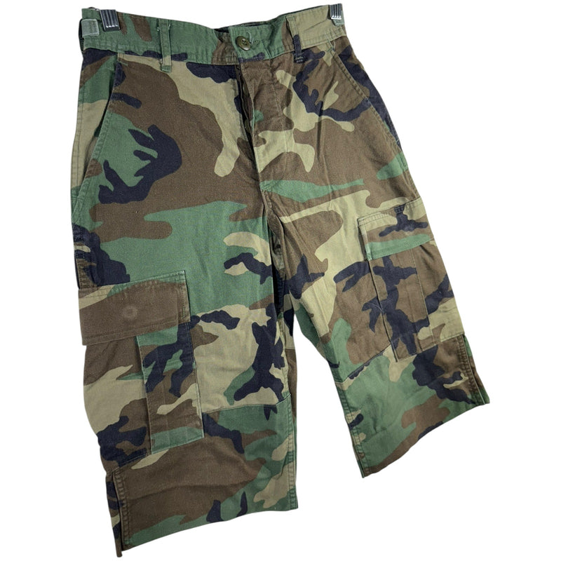 Vintage Cargo Camouflage Shorts X-Small