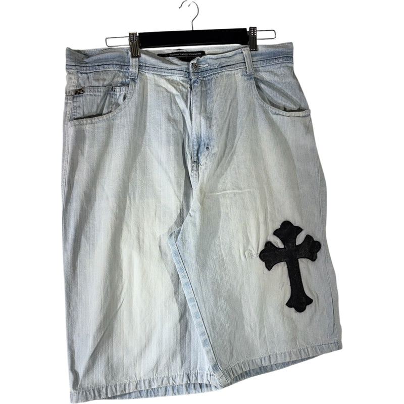 Vintage Southpole Cross Patch Denim Shorts 38