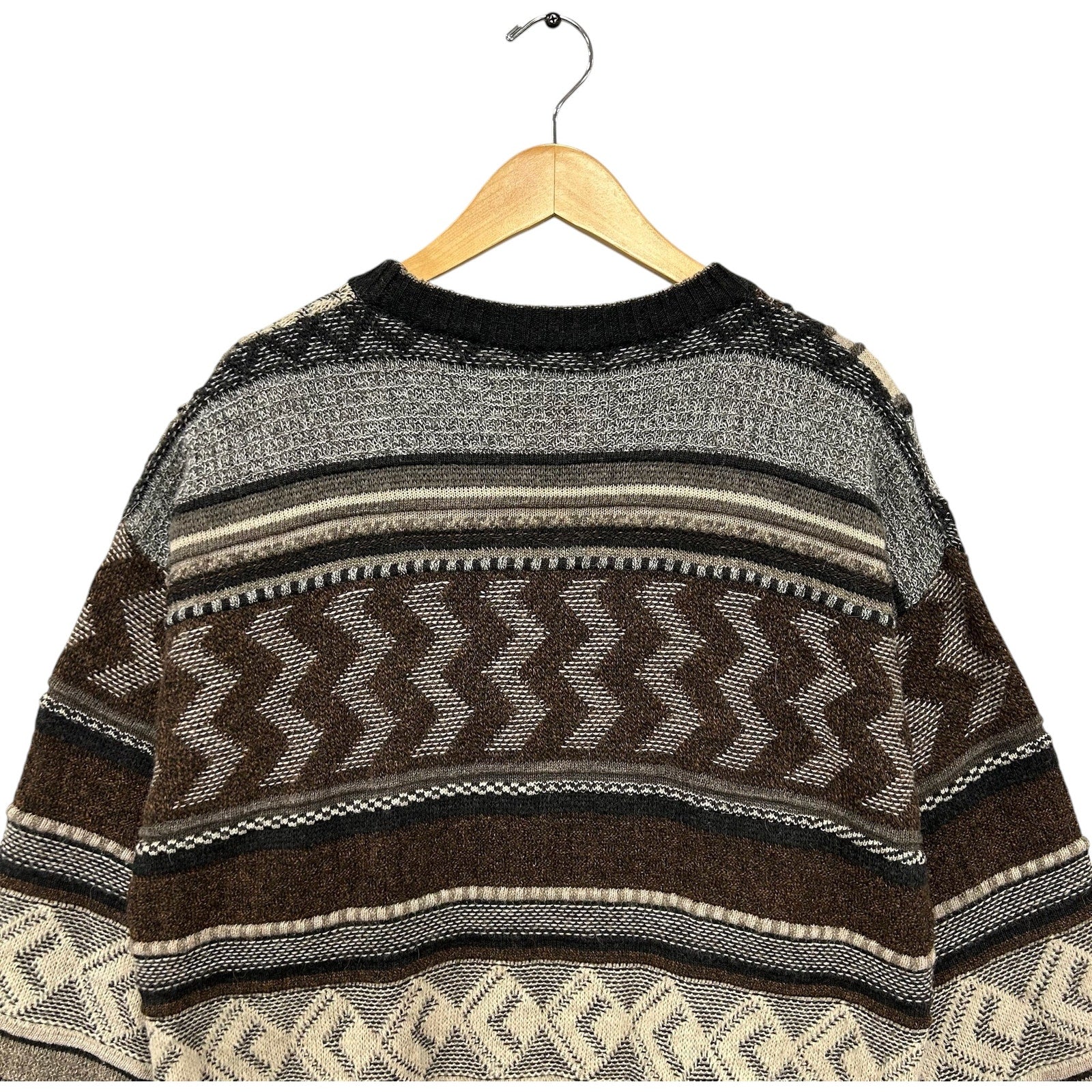 Vintage Gaurder Knitwear 3D Knit Sweater 90s