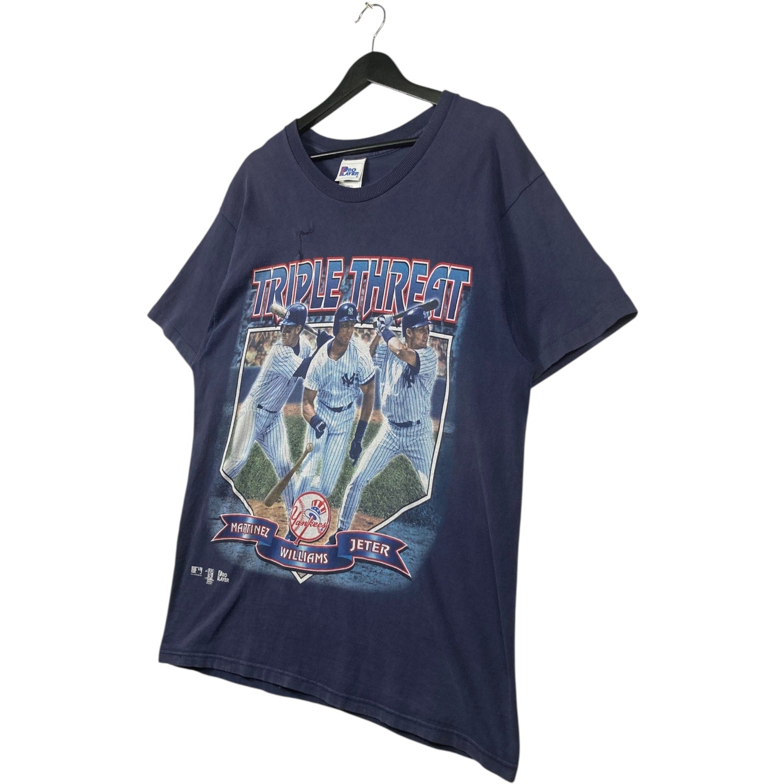 Vintage Pro Player New York Yankees Derek Jeter, Tino Martinez & Devin Williams MLB T-Shirt