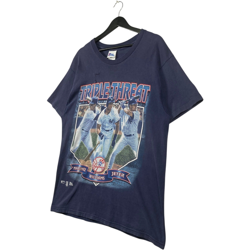 Vintage Pro Player New York Yankees Derek Jeter, Tino Martinez & Devin Williams MLB T-Shirt