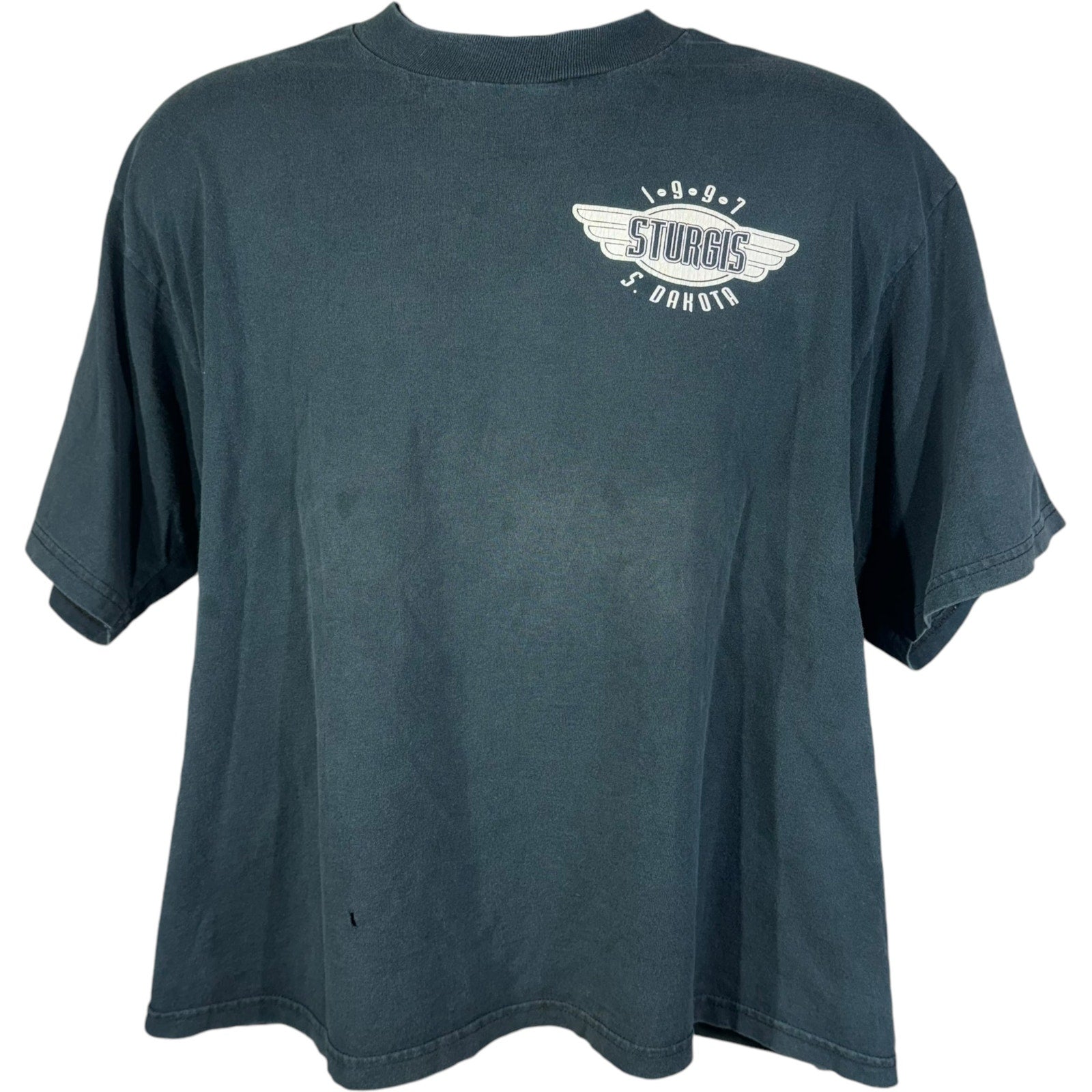 Vintage Sturgis Motorcycles & Cold Beer Tee 1997