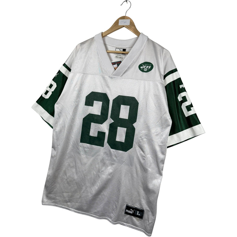 Vintage Puma NFL Jets NY Martin #28 Football Jersey