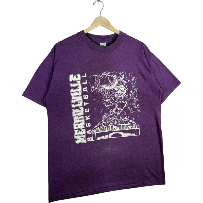 Vintage Merrillville Pirates Final Four Basketball Tee
