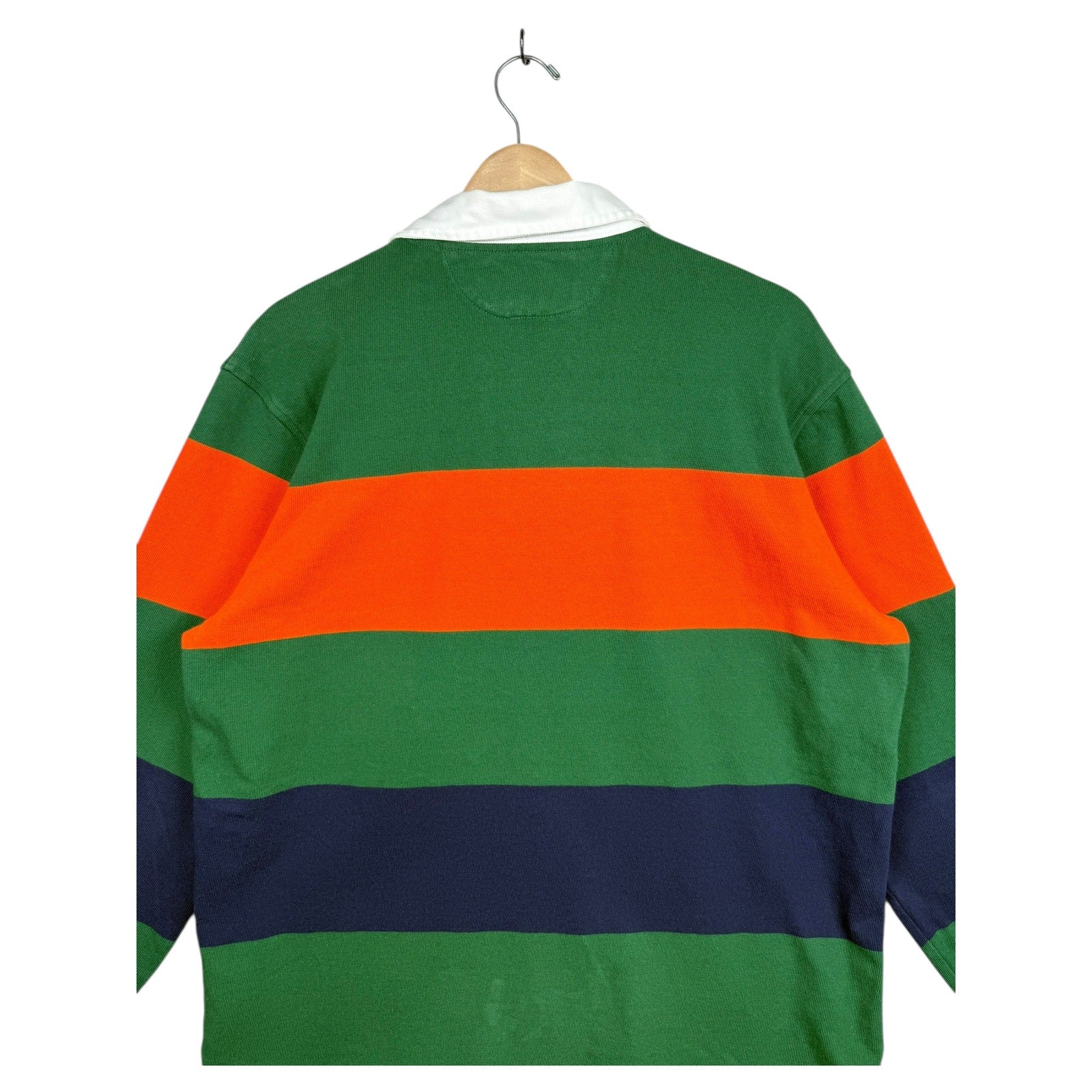 Vintage Polo Ralph Lauren Sportsman Striped Long Sleeve Rugby Shirt