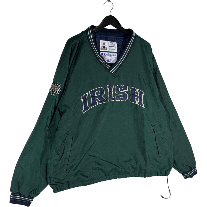 Vintage Notre Dame Fighting Irish Pullover Light Jacket