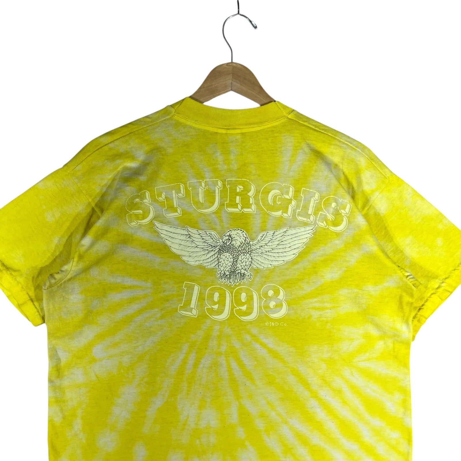 Vintage Sturgis Black Hills Rally Tie Dye Tee 1998
