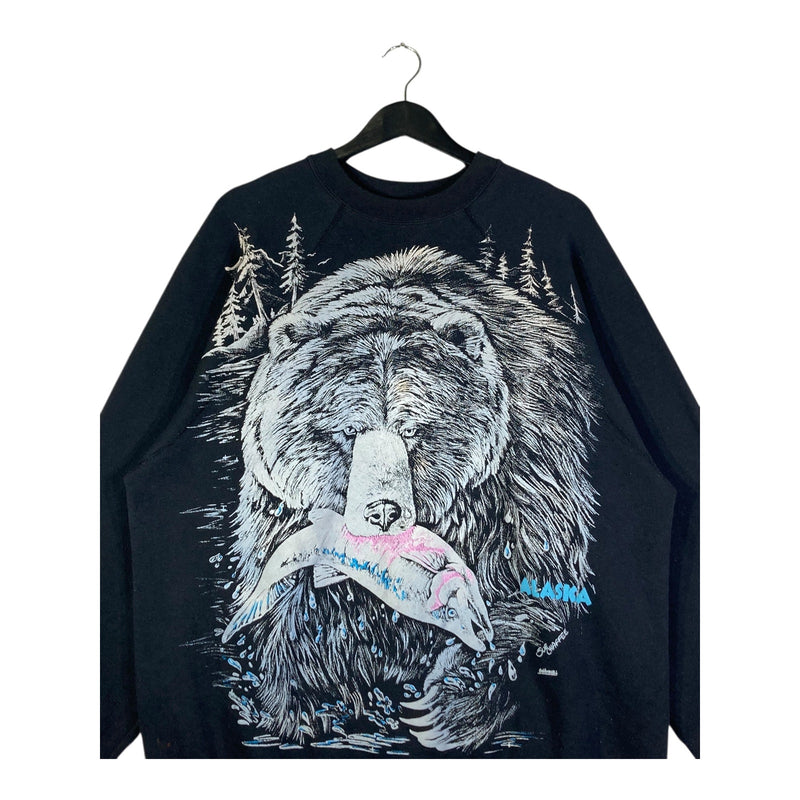 Vintage Tultex Alaska Bear Pullover Crewneck