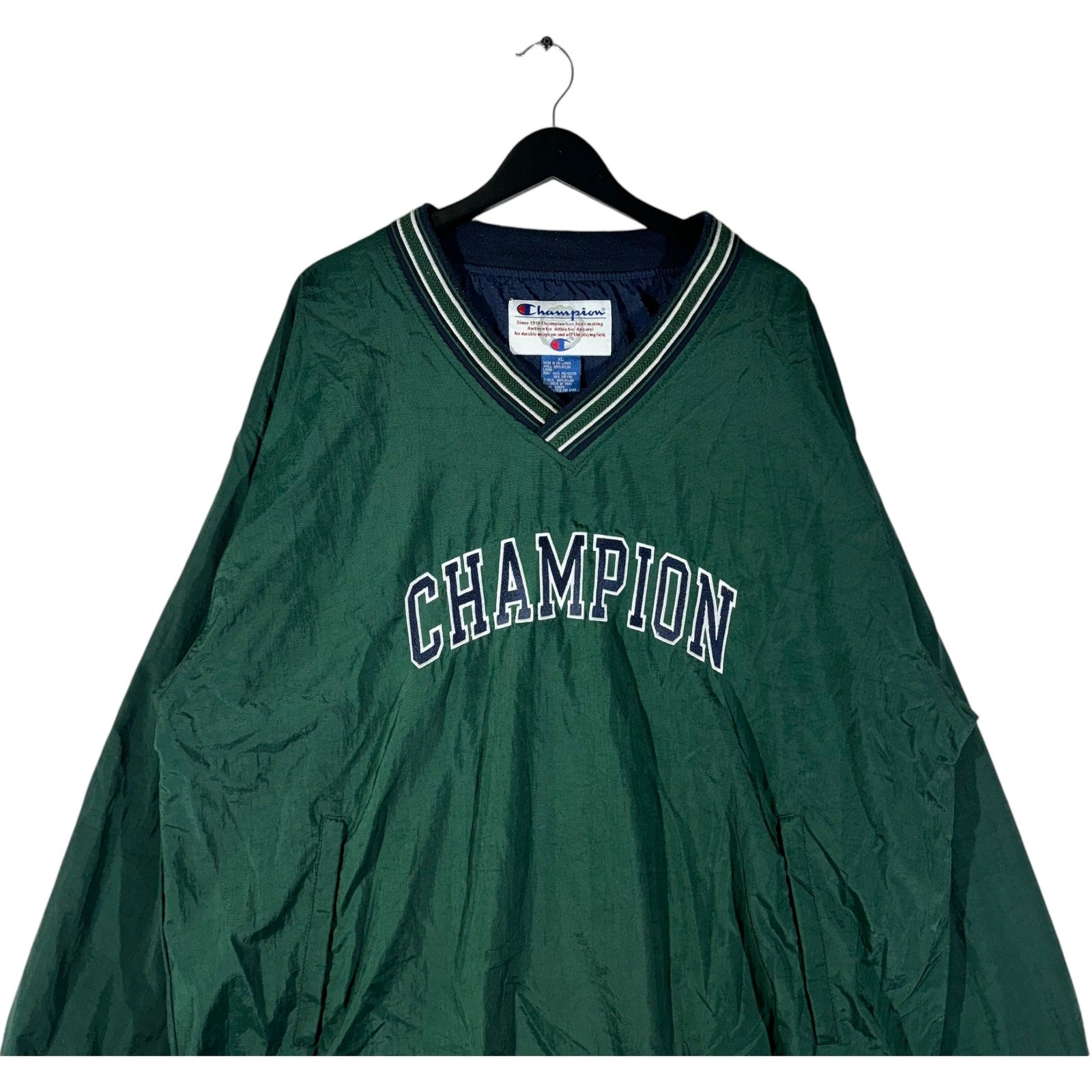 Vintage Champion Logo Pullover Windbreaker