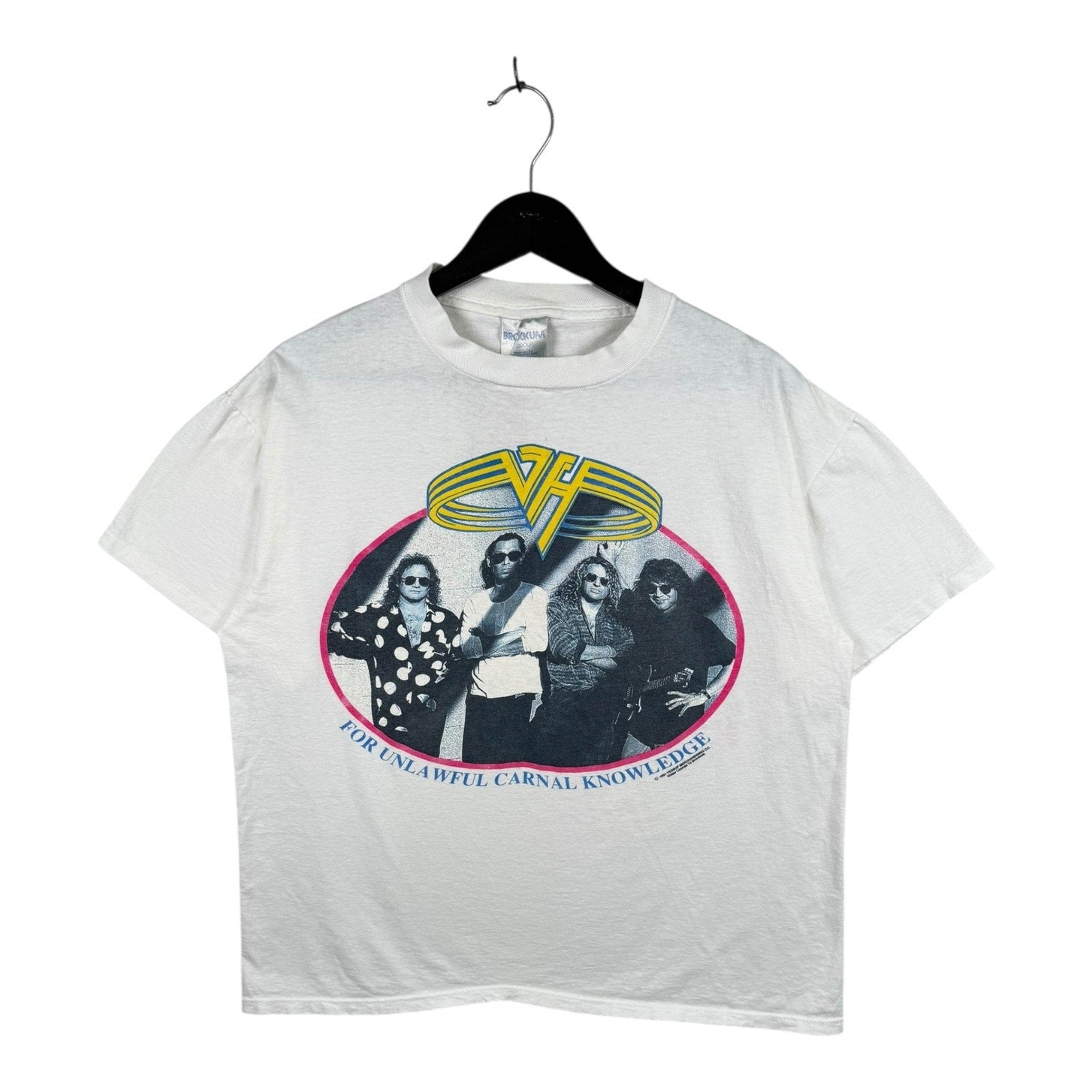 Vintage Van Halen Rock Band Graphic T-Shirt