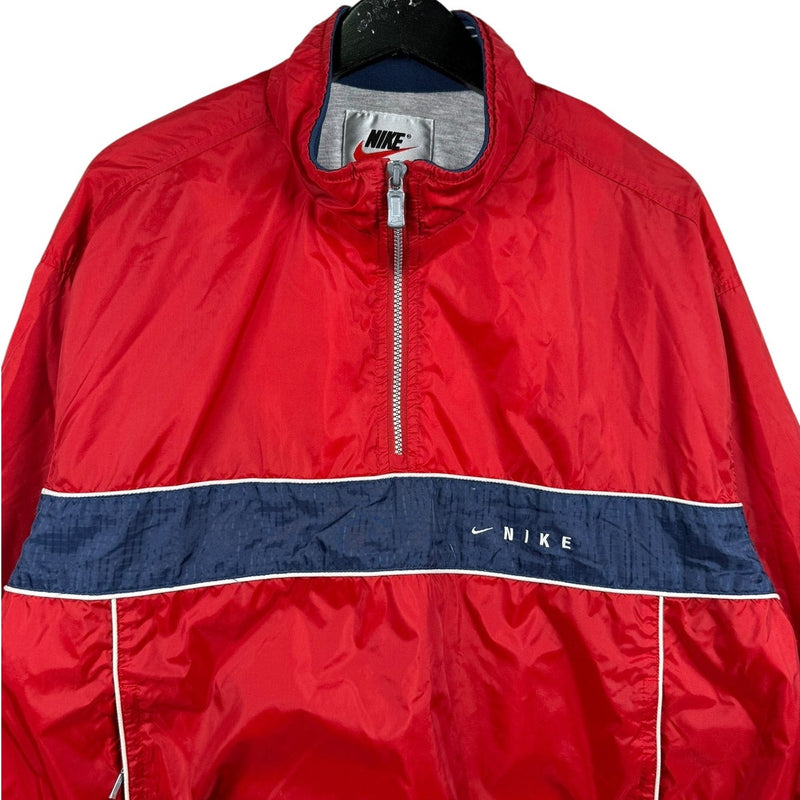 Vintage Nike Quarter Zip Track Windbreaker