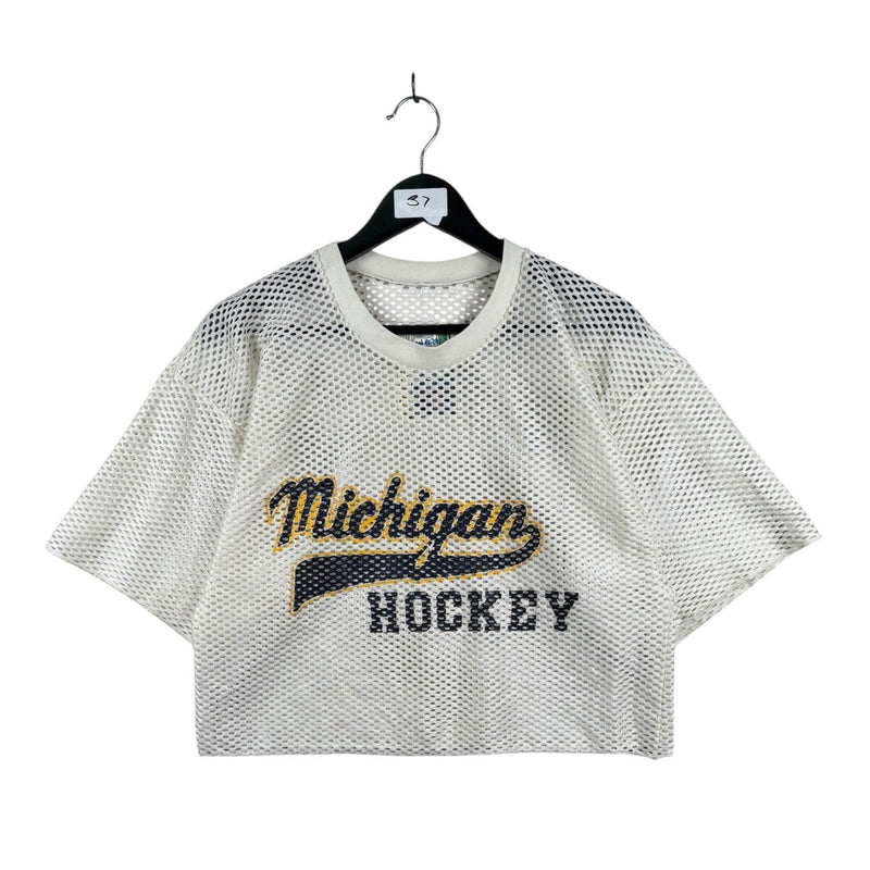 Vintage Michigan Hockey Y2K Cropped Jersey