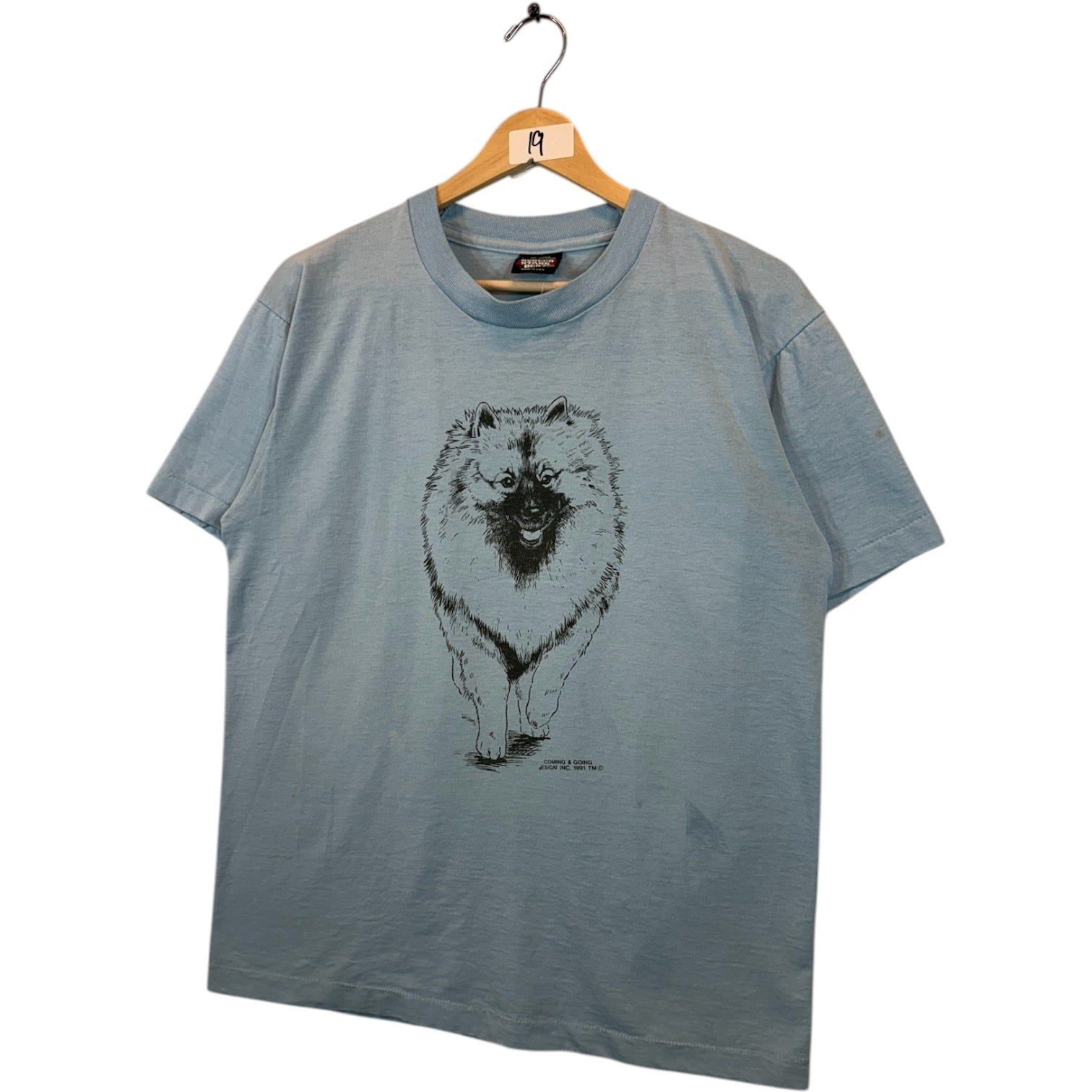 Vintage Coming & Going Design 1991 T-Shirt