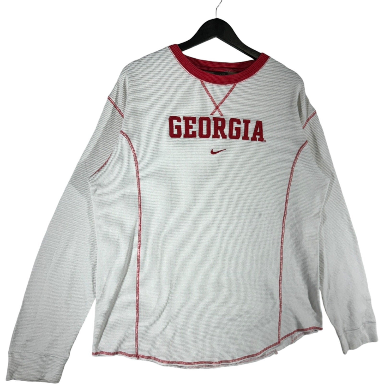 Vintage Nike Center Swoosh University of Georgia Thermal Long Sleeve