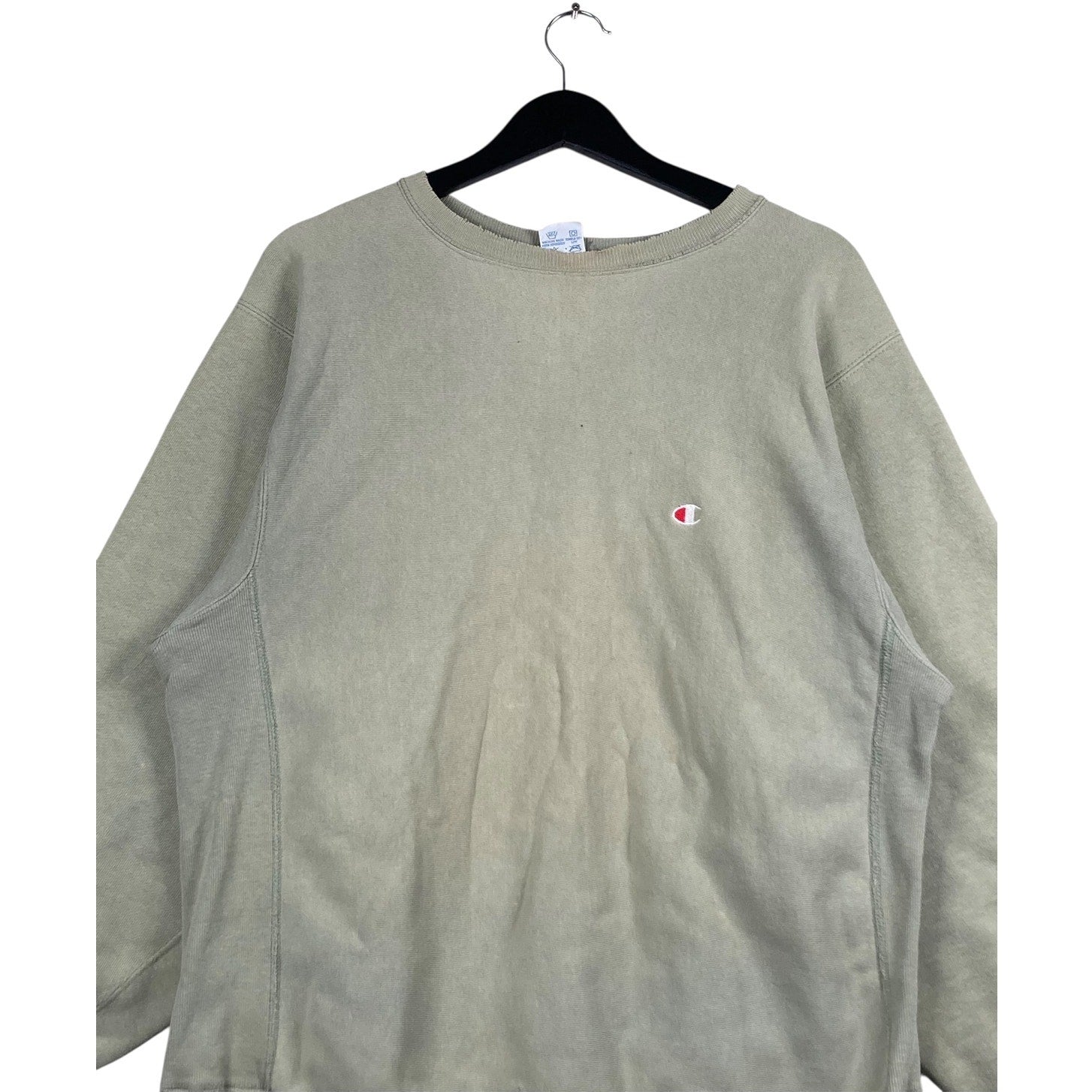 Vintage Champion Reverse Weave Embroidered Logo Crewneck