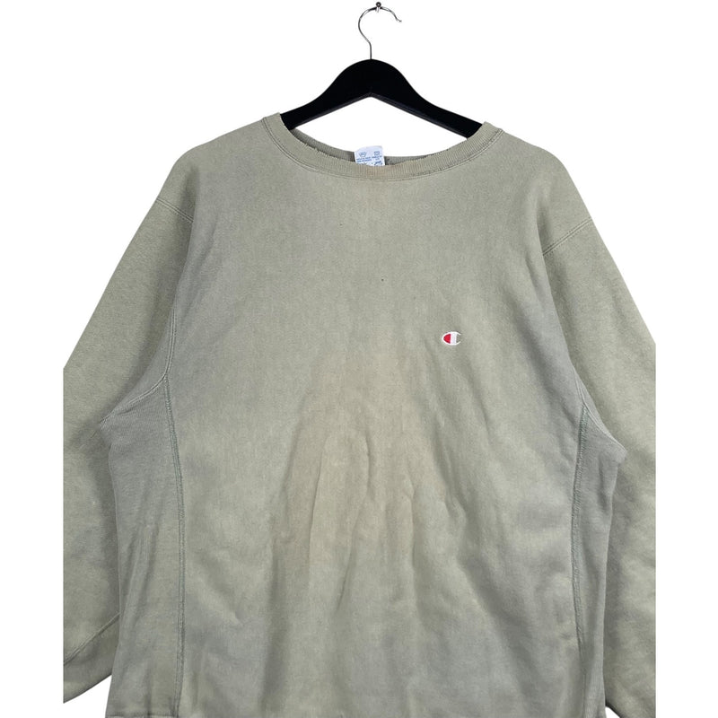 Vintage Champion Reverse Weave Embroidered Logo Crewneck