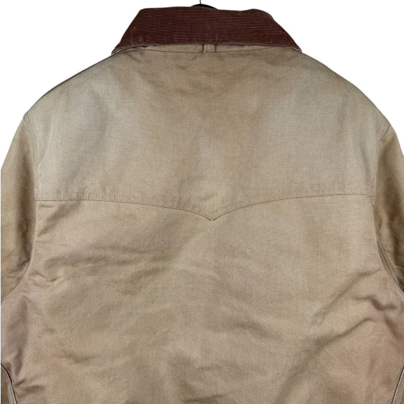 Vintage Carhartt Canvas Corduroy Collar Bomber Jacket