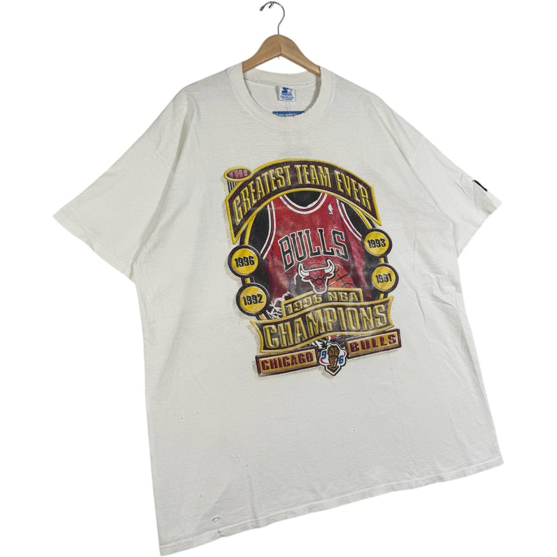 Vintage Starter Chicago Bulls Greatest Team Ever NBA 90s Tee