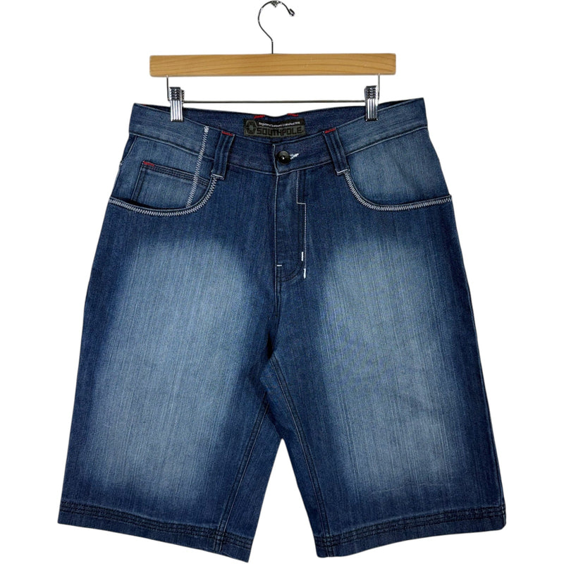Vintage Y2K South Pole Denim Shorts 34x13