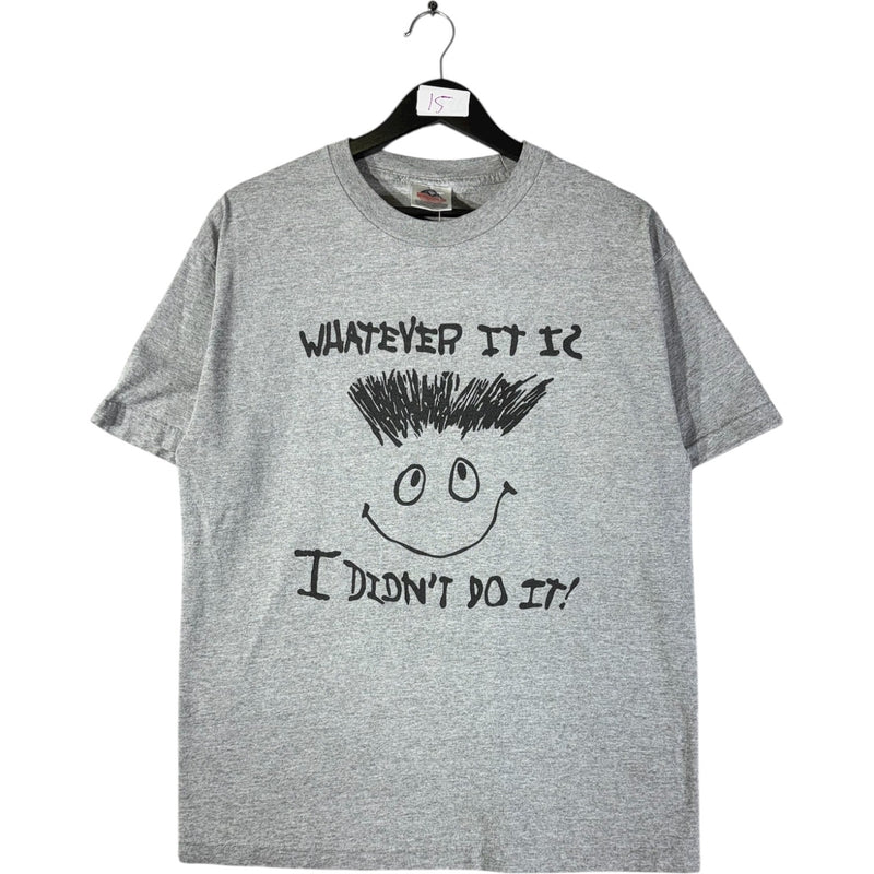 Vintage Funny Doodle Style Smiley T-Shirt