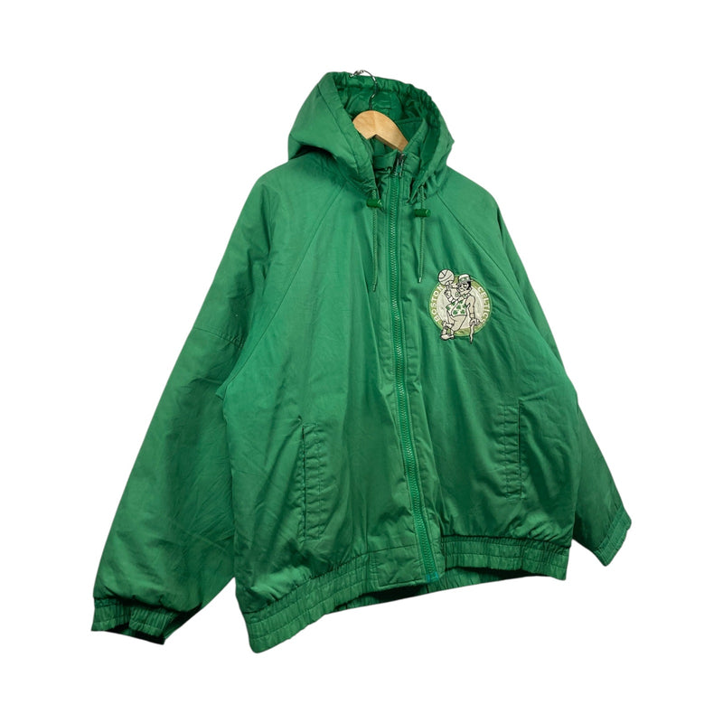 Vintage Boston Celtics NBA Full Zip Hooded Jacket