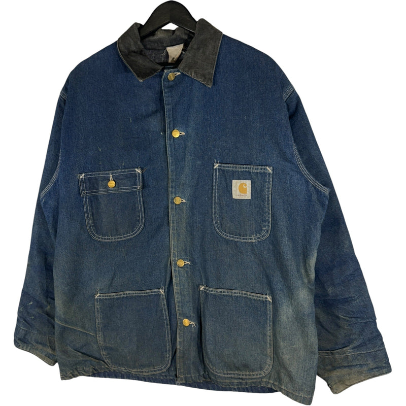 Vintage Carhartt Denim Chore Coat