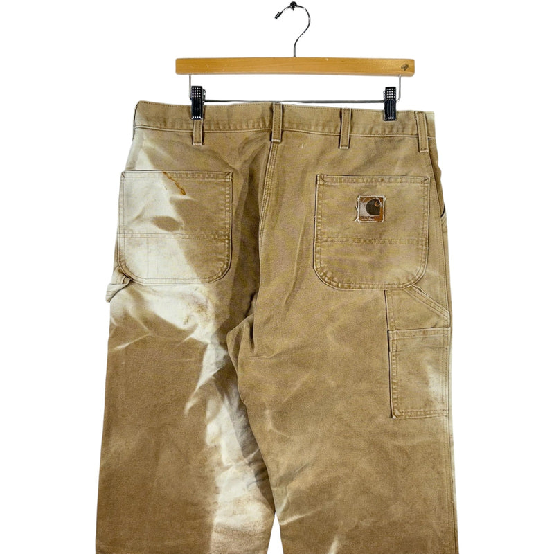 Vintage Faded Carhartt Straight Leg Carpenter Pants 35x29
