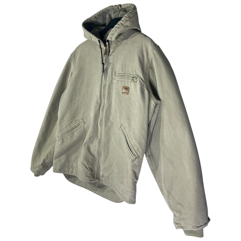 Vintage Carhartt Fill Zip Workwear Hoodie Jacket