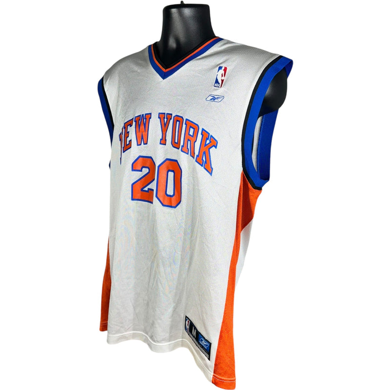 Vintage Reebok New York Knicks #20 Allan Houston Jersey