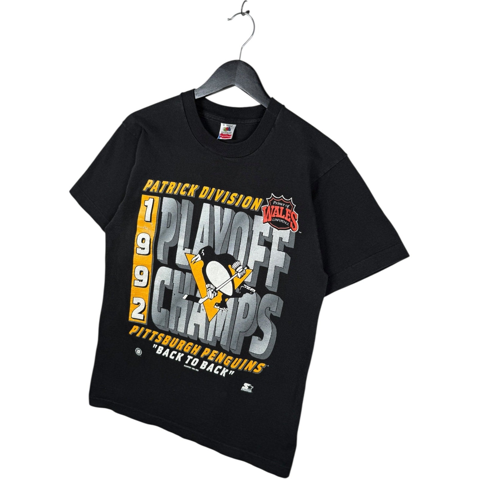 Vintage Pittsburgh Penguins Playoff Champs NHL T-Shirt
