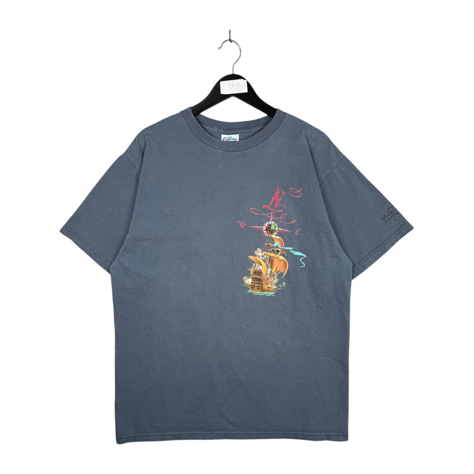 Vintage Margaritaville Key West Nautical Map T-Shirt