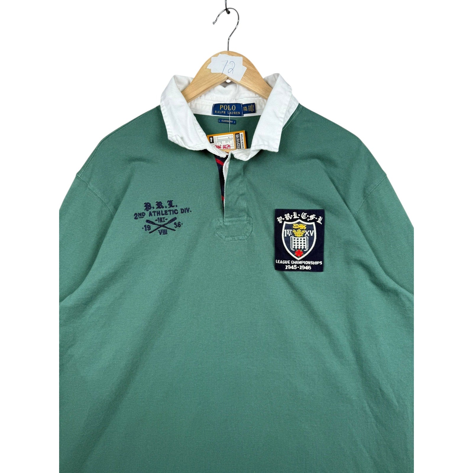 Vintage Polo Ralph Lauren League Champ Long Sleeve Polo Shirt