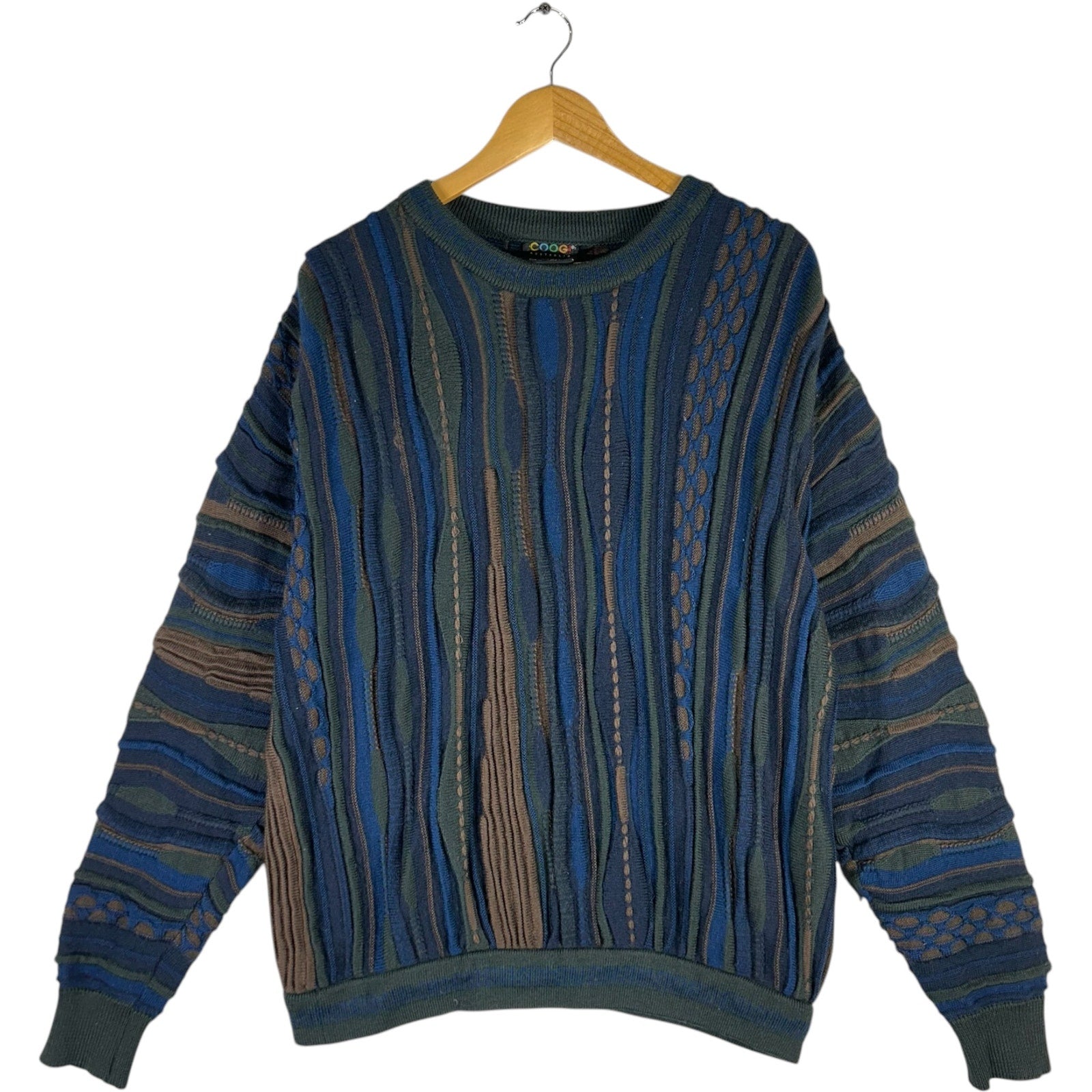 Vintage Coogi Wool 3D Knit Sweater