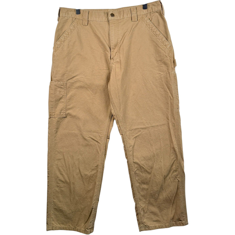 Vintage Carhartt Canvas Loose Work Cargo Pants 36