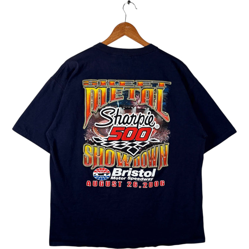 Vintage Bristol Sharpie 500 Racing Double Sided NASCAR Tee