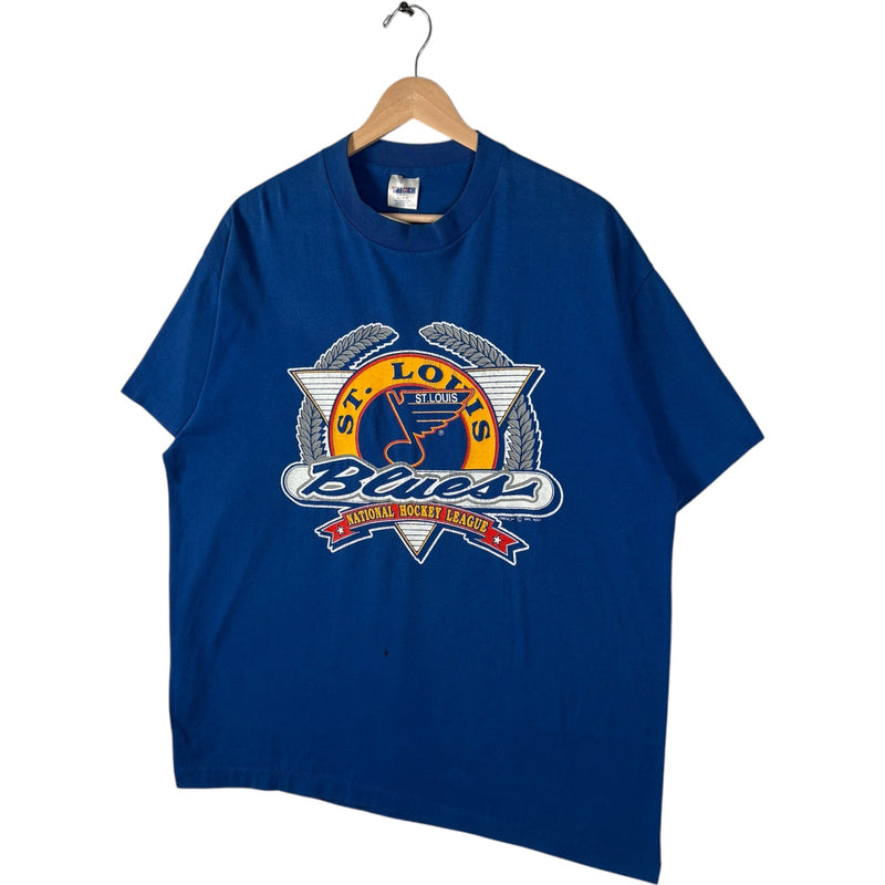 Vintage St. Louis Blues Crest Logo NHL Tee 90s