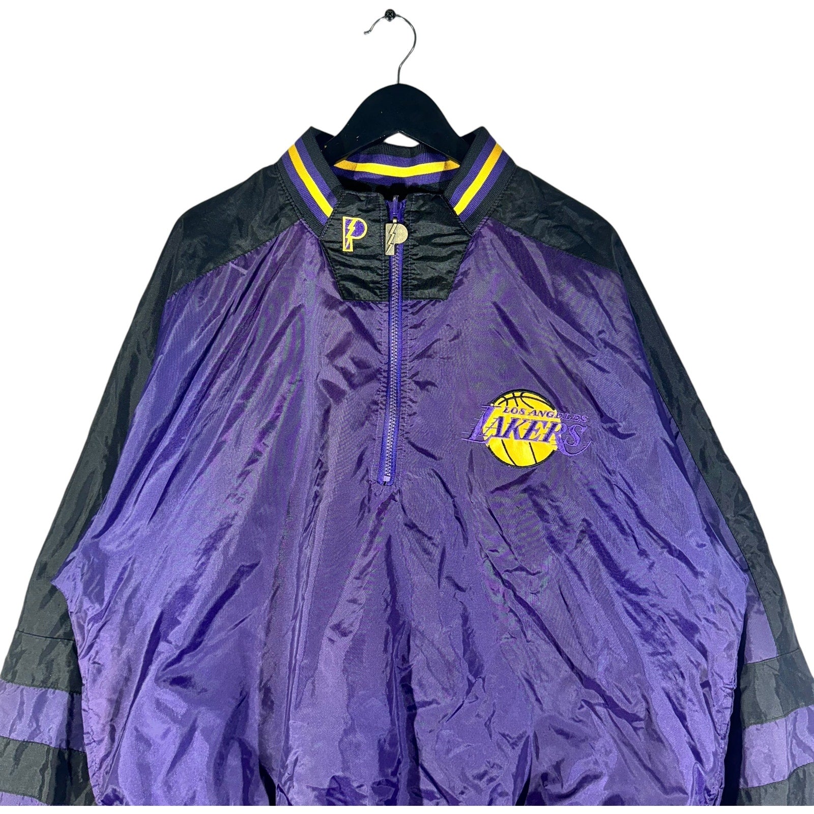 Vintage Pro Player Los Angeles Lakers 1/4 Zip Windbreaker