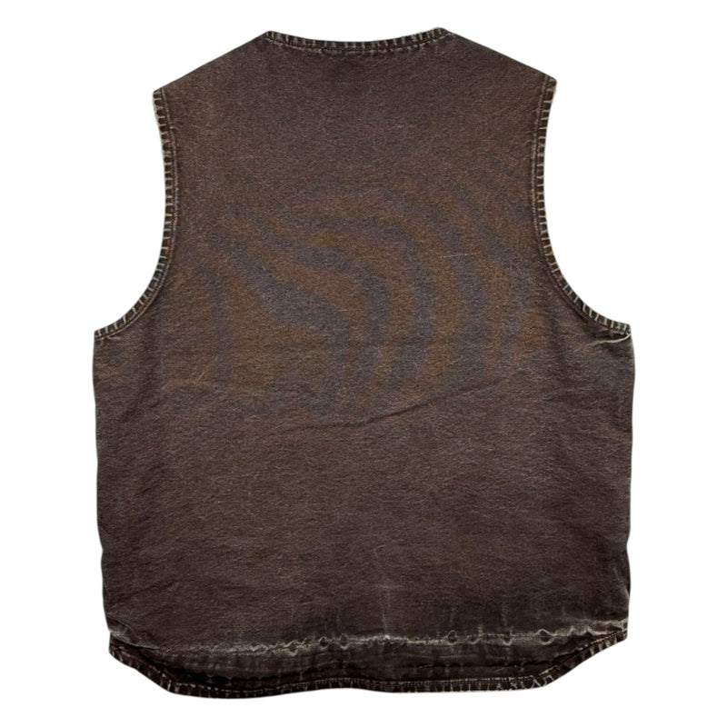 Vintage Carhartt Sherpa Lined Canvas Workwear Vest