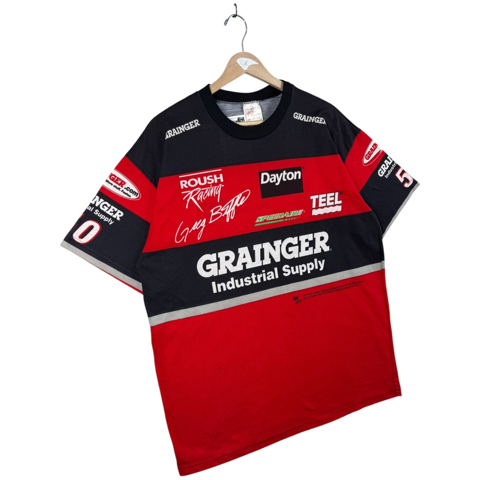 Vintage Roush Racing Greg Biffle #50 Grainger T-Shirt