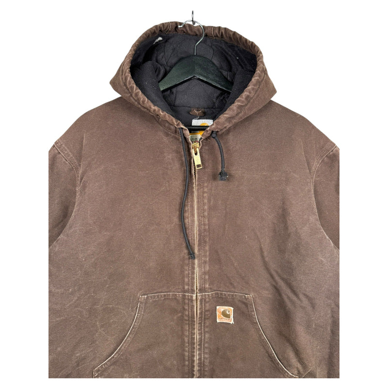 Vintage Carhartt Insulated Active Full Zip Hoodie