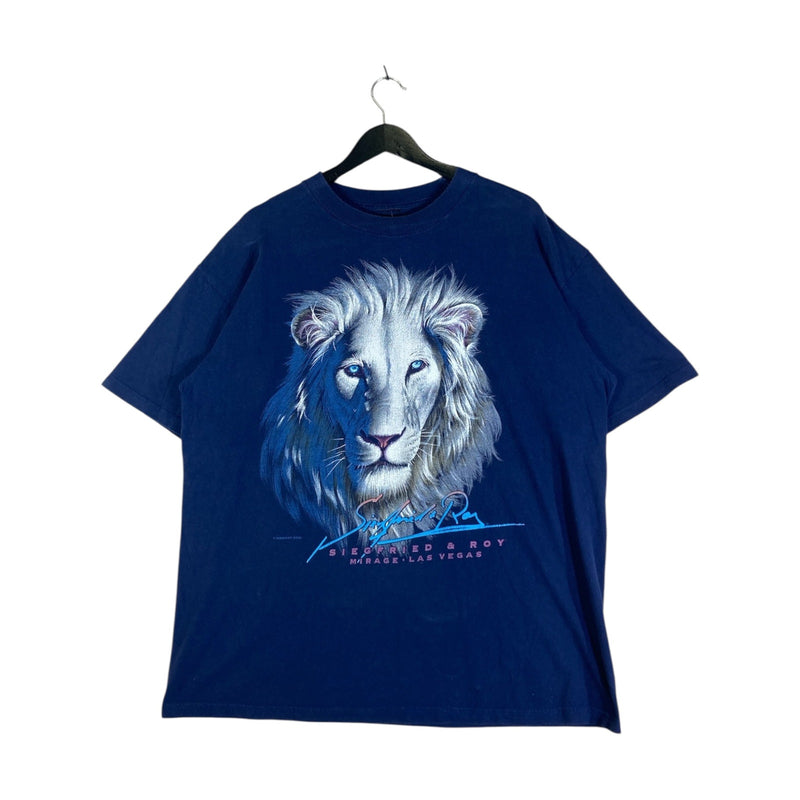 Vintage Siegfried & Roy Las Vegas Lion Souvenir T-Shirt