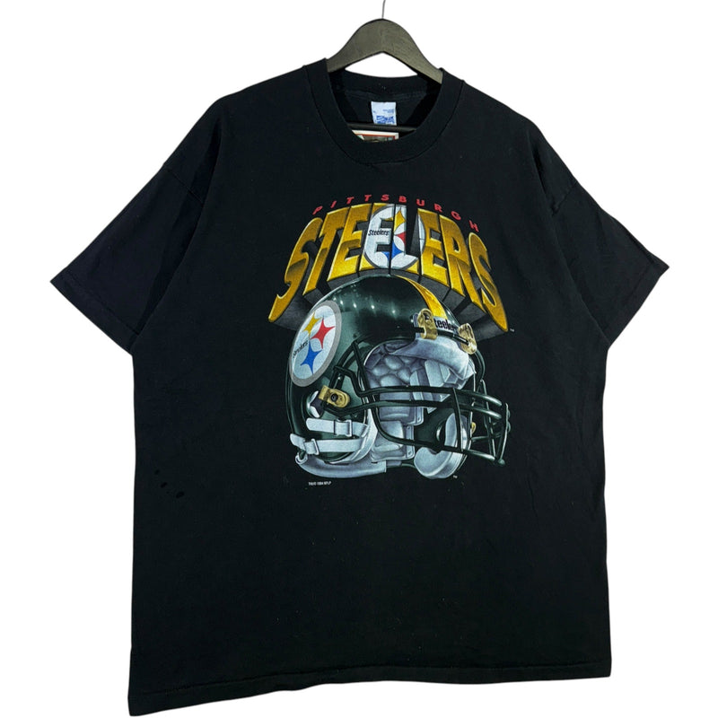 Vintage Pittsburgh Steelers Helmet NFL Tee