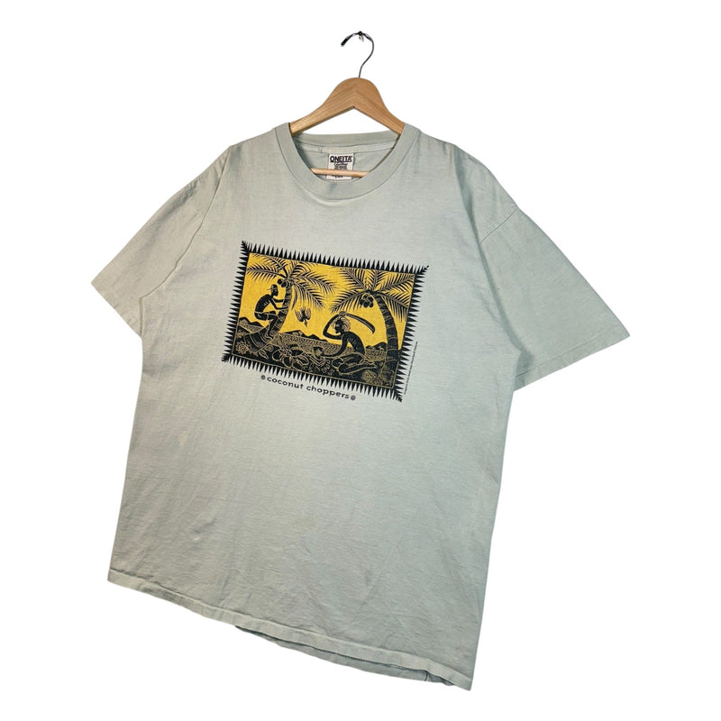 Vintage Coconut Choppers Island Graphic T-Shirt